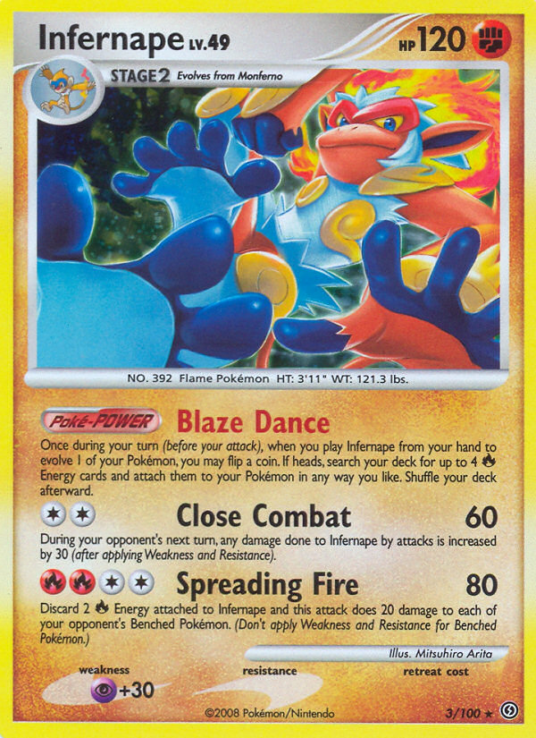 Infernape (3/100) [Diamond & Pearl: Stormfront] | Anubis Games and Hobby