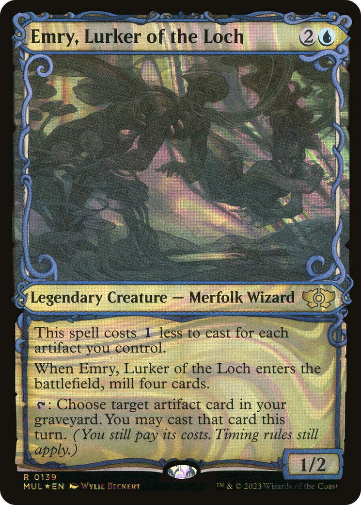 Emry, Lurker of the Loch (Halo Foil) [Multiverse Legends] | Anubis Games and Hobby