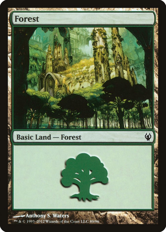 Forest (89) [Duel Decks: Izzet vs. Golgari] | Anubis Games and Hobby