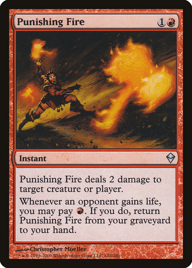 Punishing Fire [Zendikar] | Anubis Games and Hobby