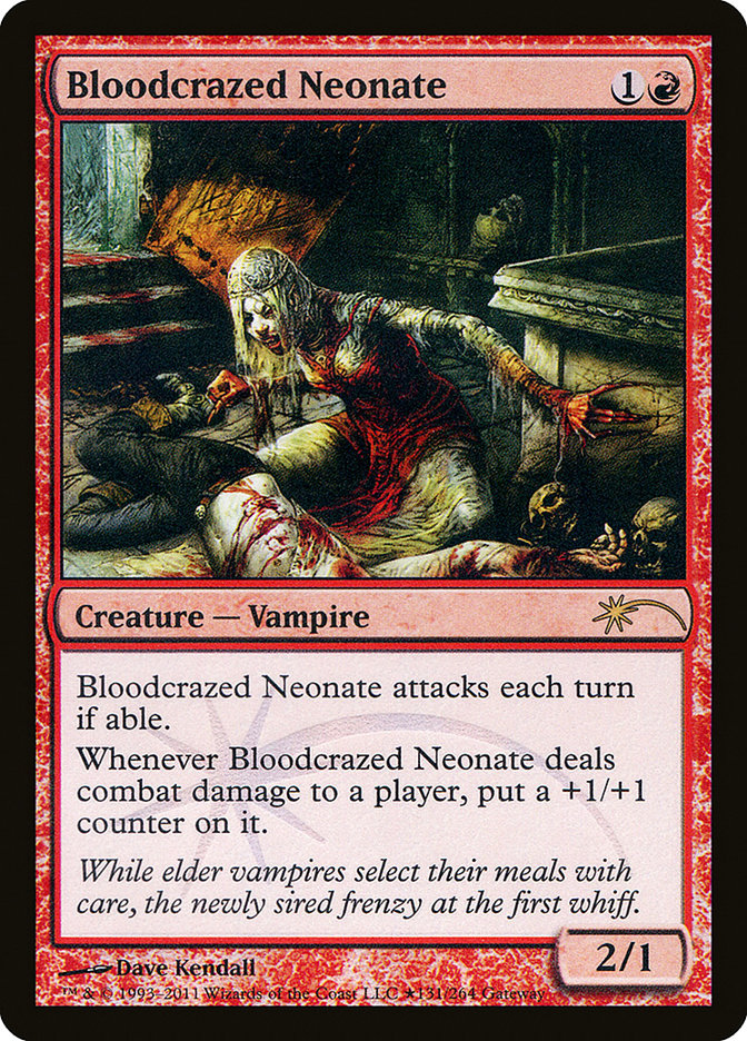Bloodcrazed Neonate [Wizards Play Network 2011] | Anubis Games and Hobby