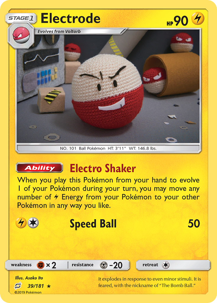 Electrode (39/181) [Sun & Moon: Team Up] | Anubis Games and Hobby