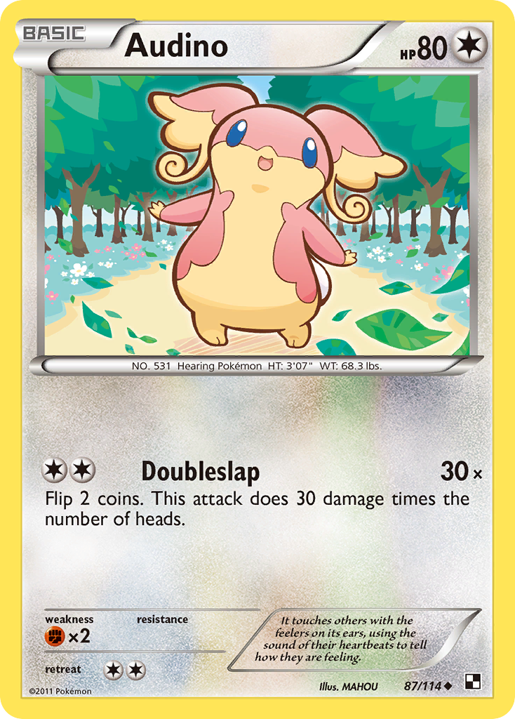 Audino (87/114) [Black & White: Base Set] | Anubis Games and Hobby