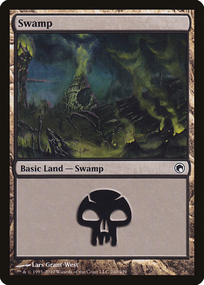 Swamp (240) [Scars of Mirrodin] | Anubis Games and Hobby