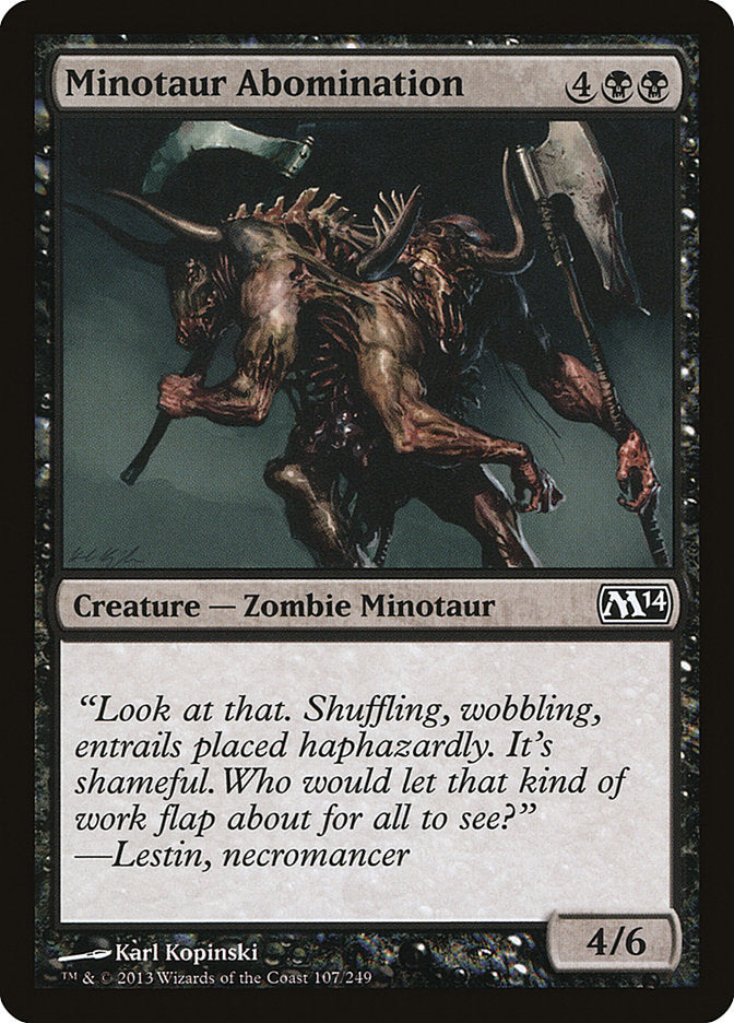 Minotaur Abomination [Magic 2014] | Anubis Games and Hobby