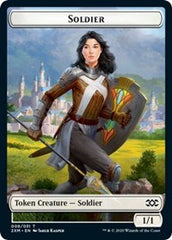 Soldier // Squirrel Double-Sided Token [Double Masters Tokens] | Anubis Games and Hobby