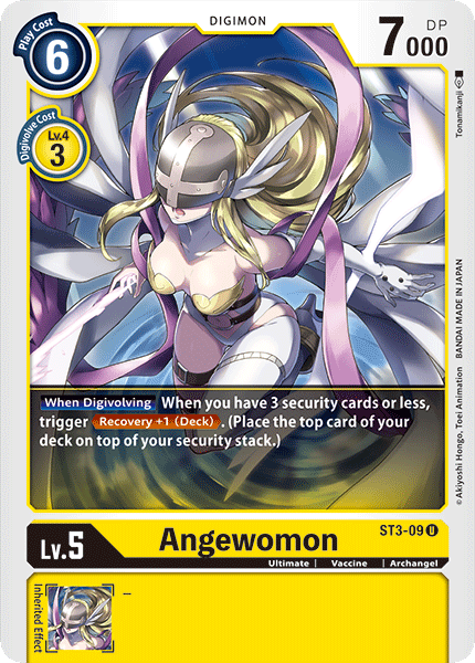 Angewomon [ST3-09] [Starter Deck: Heaven's Yellow] | Anubis Games and Hobby