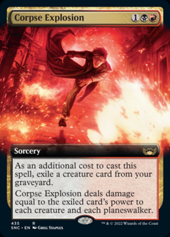 Corpse Explosion (Extended Art) [Streets of New Capenna] | Anubis Games and Hobby