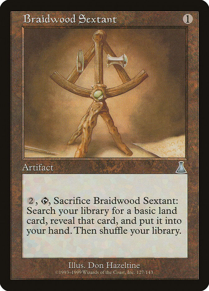 Braidwood Sextant [Urza's Destiny] | Anubis Games and Hobby