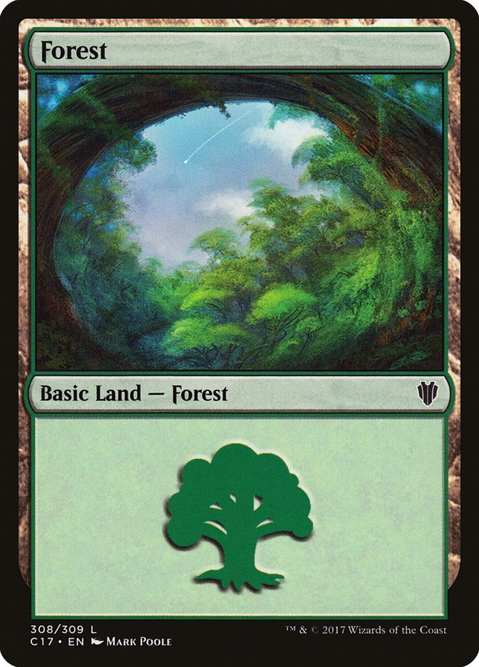 Forest (308) [Commander 2017] | Anubis Games and Hobby