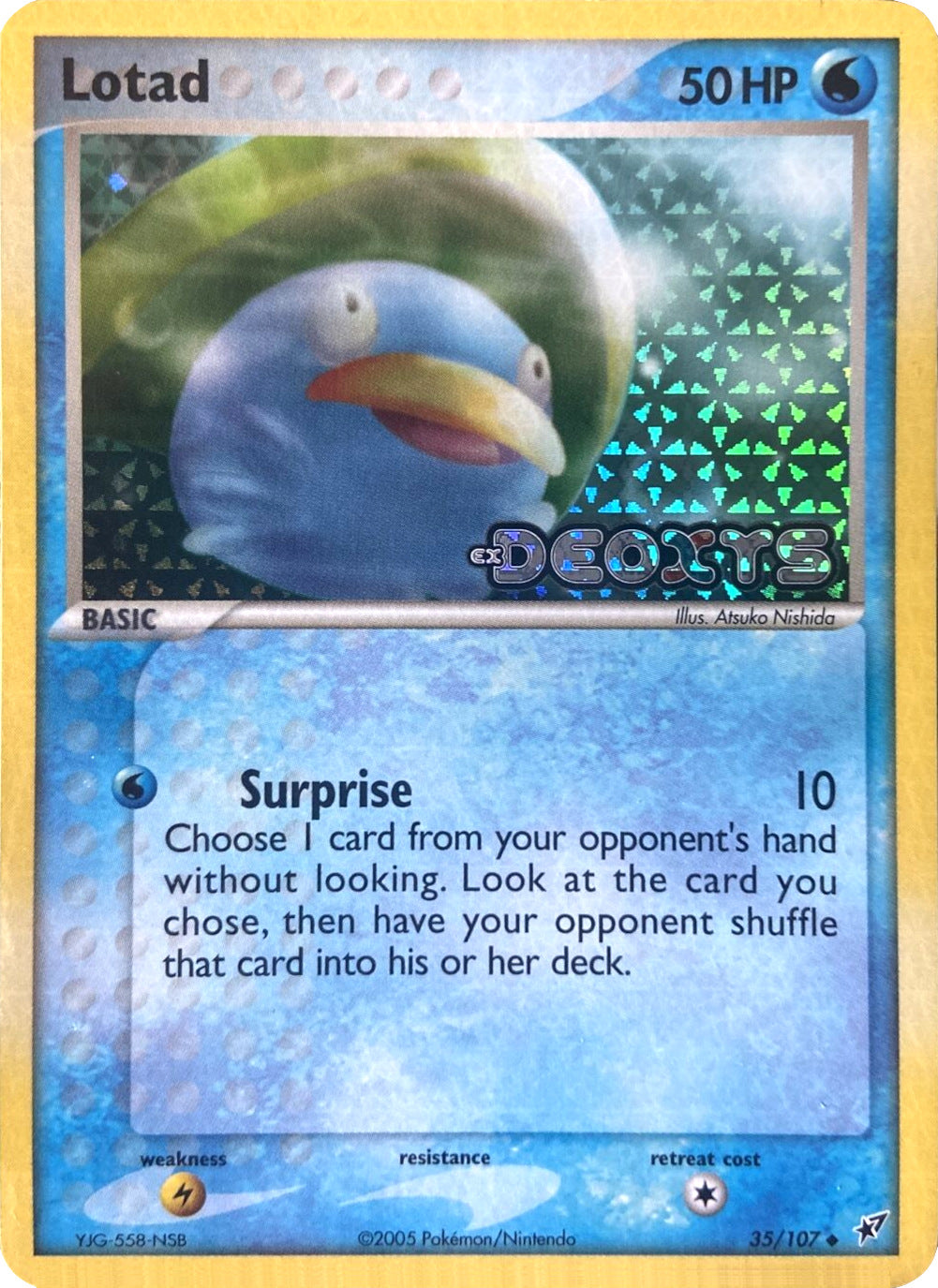 Lotad (35/107) (Stamped) [EX: Deoxys] | Anubis Games and Hobby