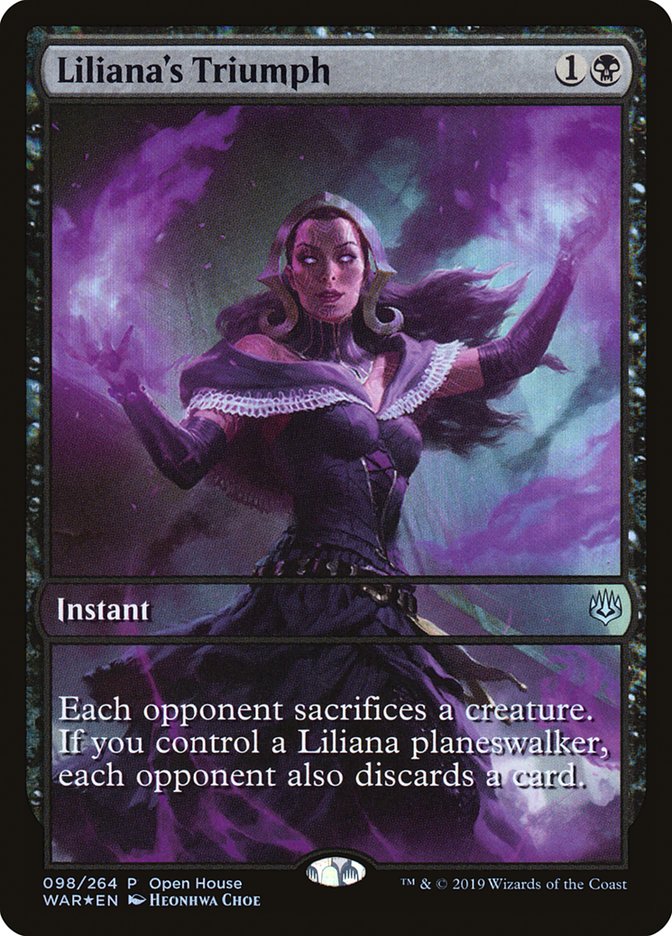 Liliana's Triumph (Open House) [War of the Spark Promos] | Anubis Games and Hobby