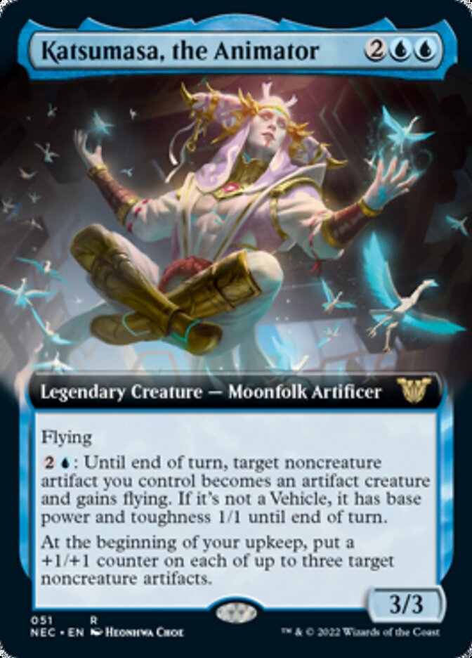 Katsumasa, the Animator (Extended Art) [Kamigawa: Neon Dynasty Commander] | Anubis Games and Hobby