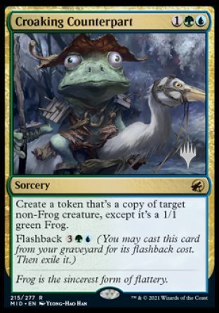 Croaking Counterpart (Promo Pack) [Innistrad: Midnight Hunt Promos] | Anubis Games and Hobby