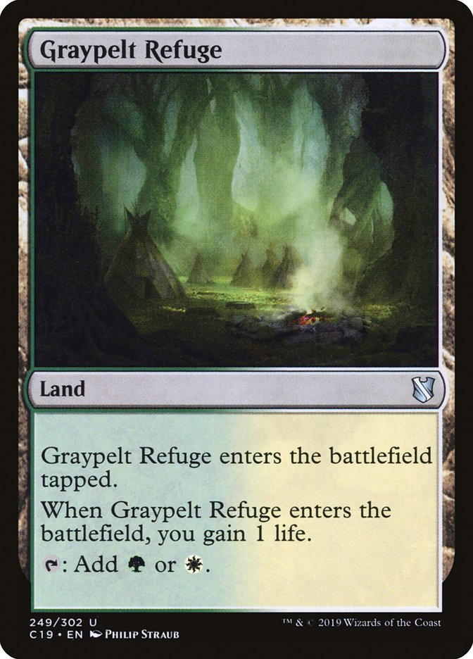 Graypelt Refuge [Commander 2019] | Anubis Games and Hobby