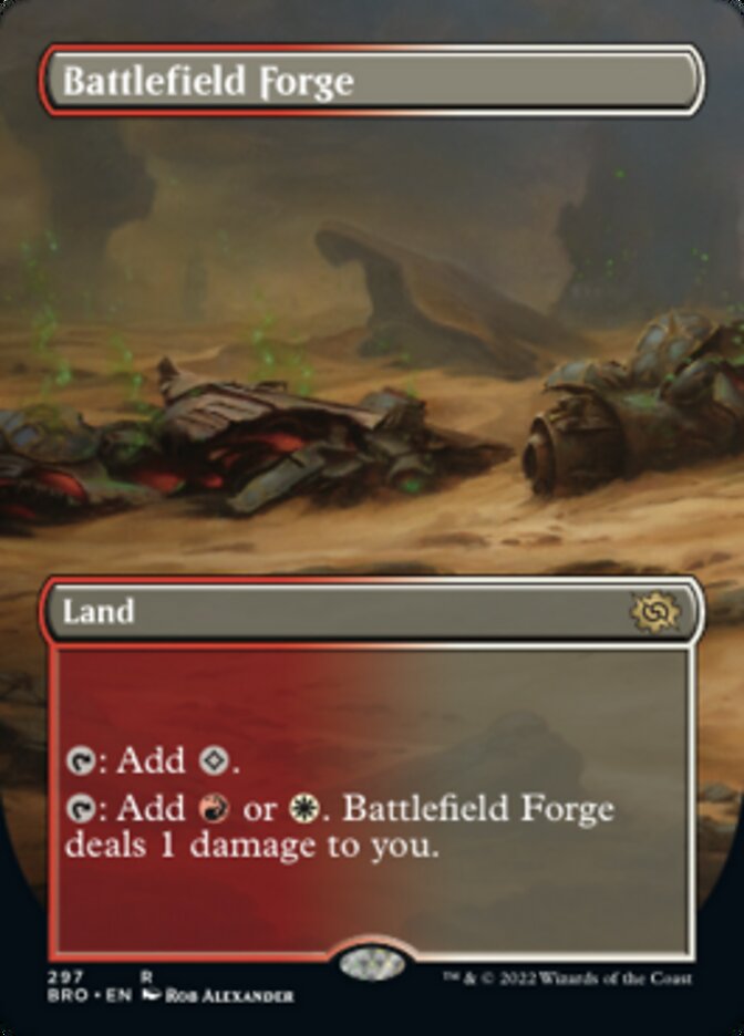 Battlefield Forge (Borderless Alternate Art) [The Brothers' War] | Anubis Games and Hobby