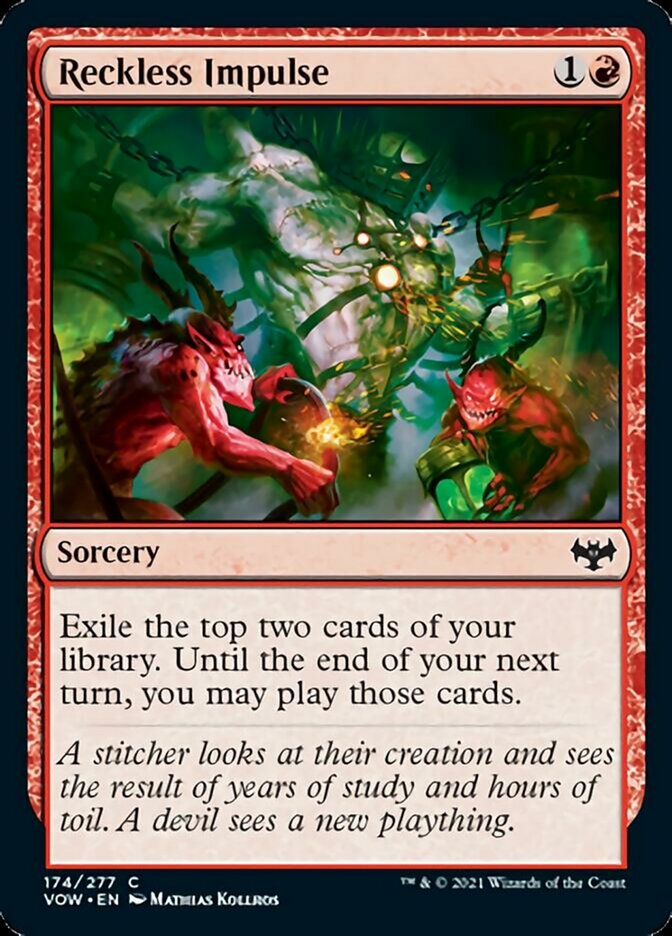 Reckless Impulse [Innistrad: Crimson Vow] | Anubis Games and Hobby