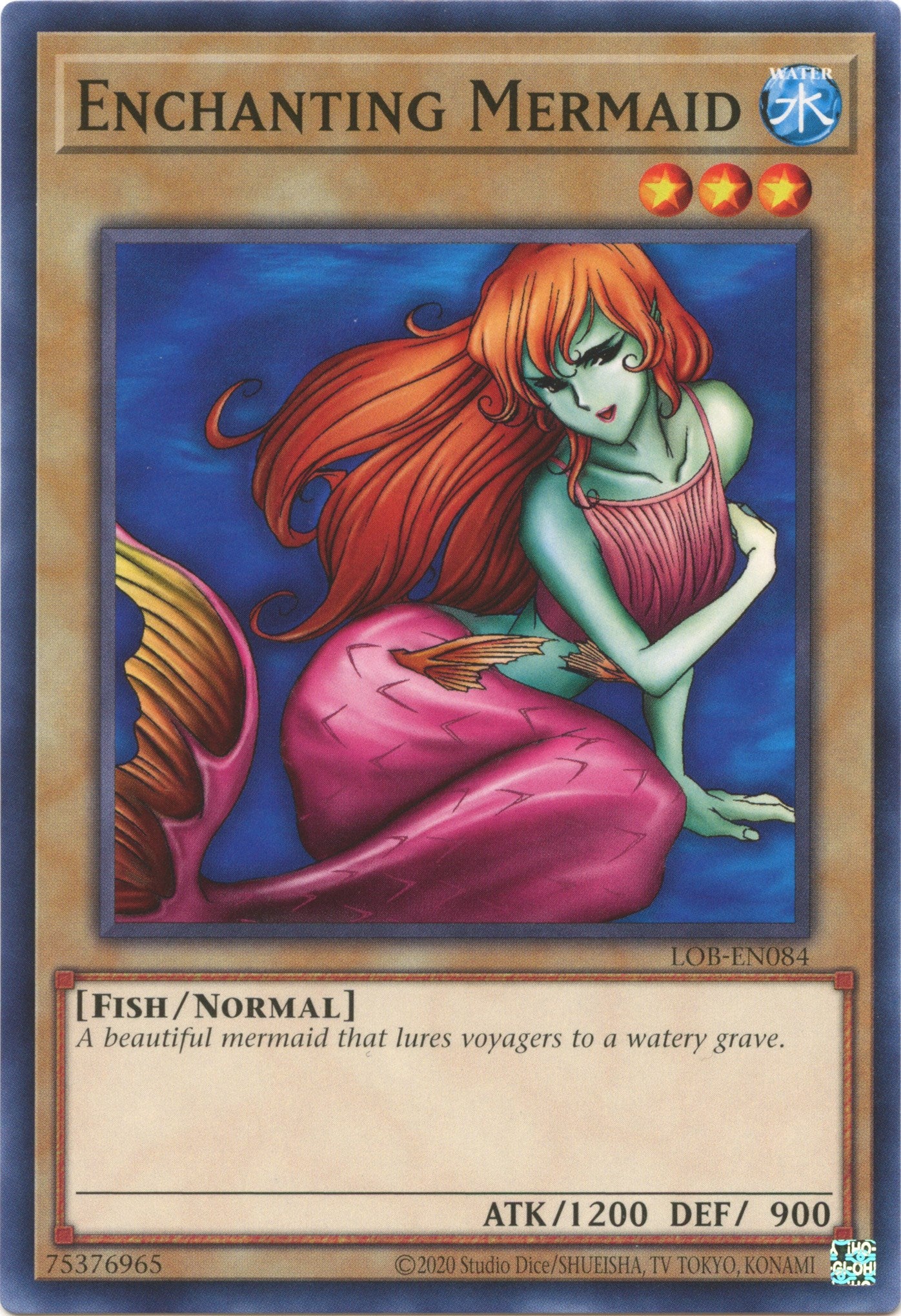 Enchanting Mermaid (25th Anniversary) [LOB-EN084] Common | Anubis Games and Hobby