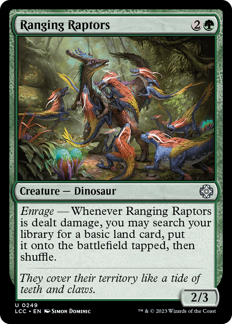 Ranging Raptors [The Lost Caverns of Ixalan Commander] | Anubis Games and Hobby