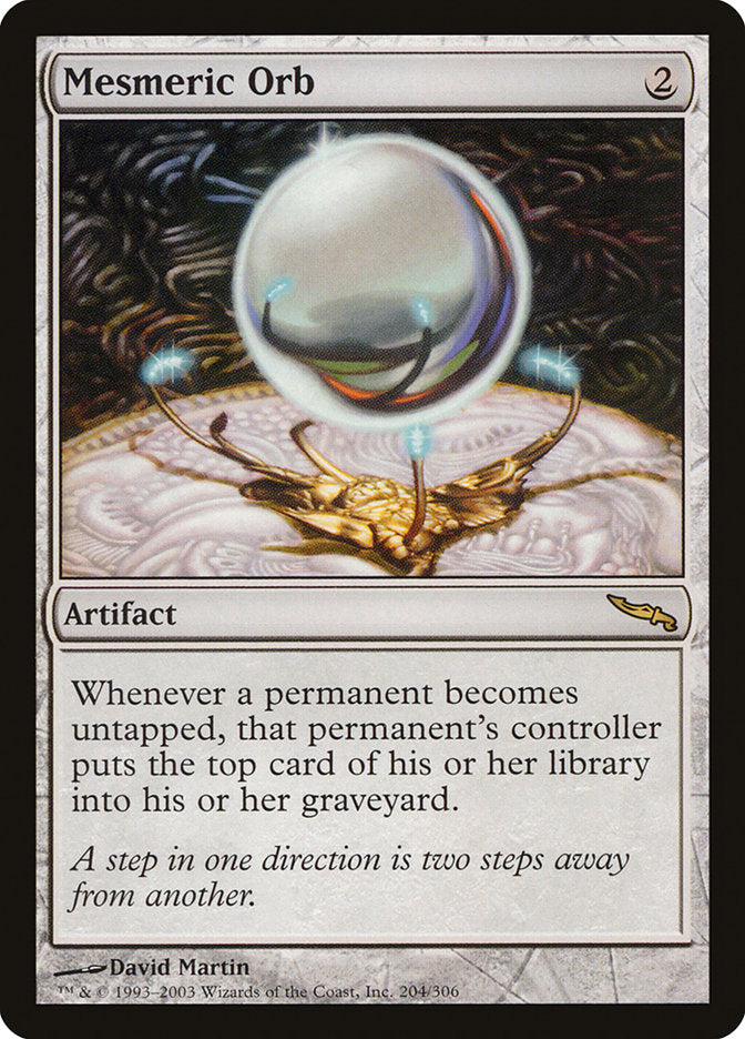 Mesmeric Orb [Mirrodin] | Anubis Games and Hobby