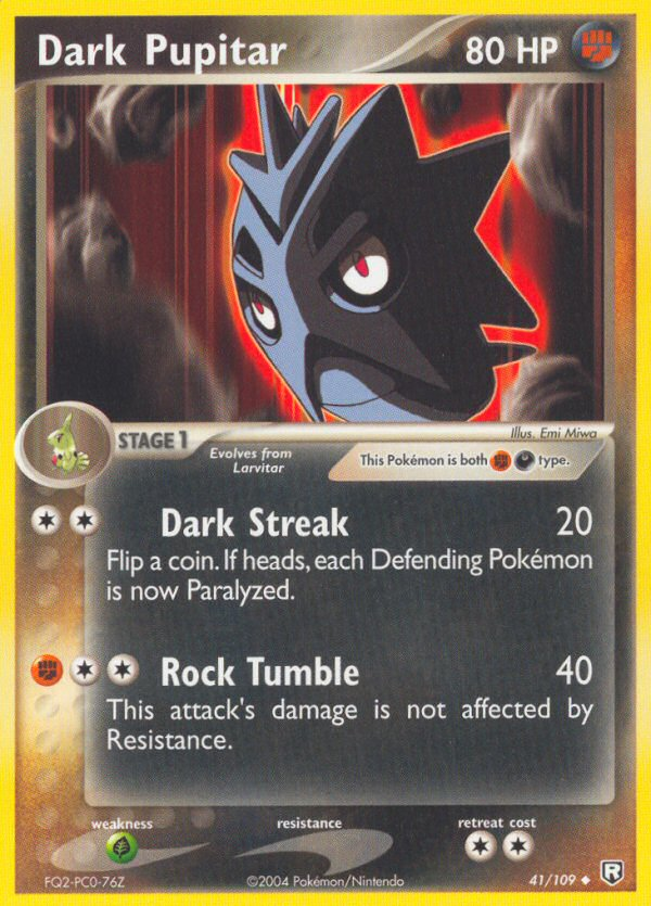 Dark Pupitar (41/109) [EX: Team Rocket Returns] | Anubis Games and Hobby