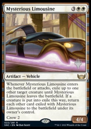 Mysterious Limousine (Promo Pack) [Streets of New Capenna Promos] | Anubis Games and Hobby