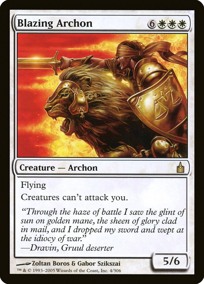 Blazing Archon [Ravnica: City of Guilds] | Anubis Games and Hobby