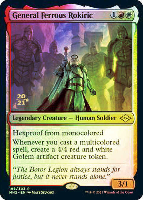 General Ferrous Rokiric [Modern Horizons 2 Prerelease Promos] | Anubis Games and Hobby