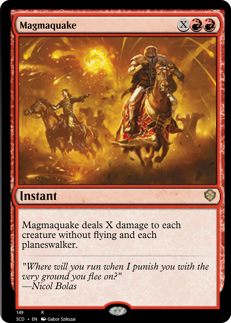 Magmaquake [Starter Commander Decks] | Anubis Games and Hobby