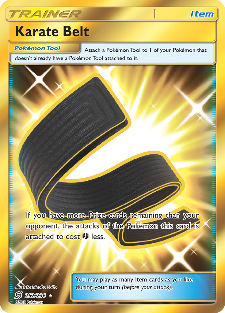 Karate Belt (252/236) [Sun & Moon: Unified Minds] | Anubis Games and Hobby