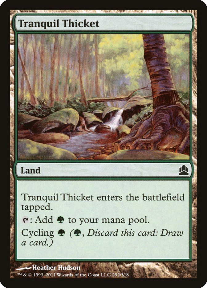 Tranquil Thicket [Commander 2011] | Anubis Games and Hobby