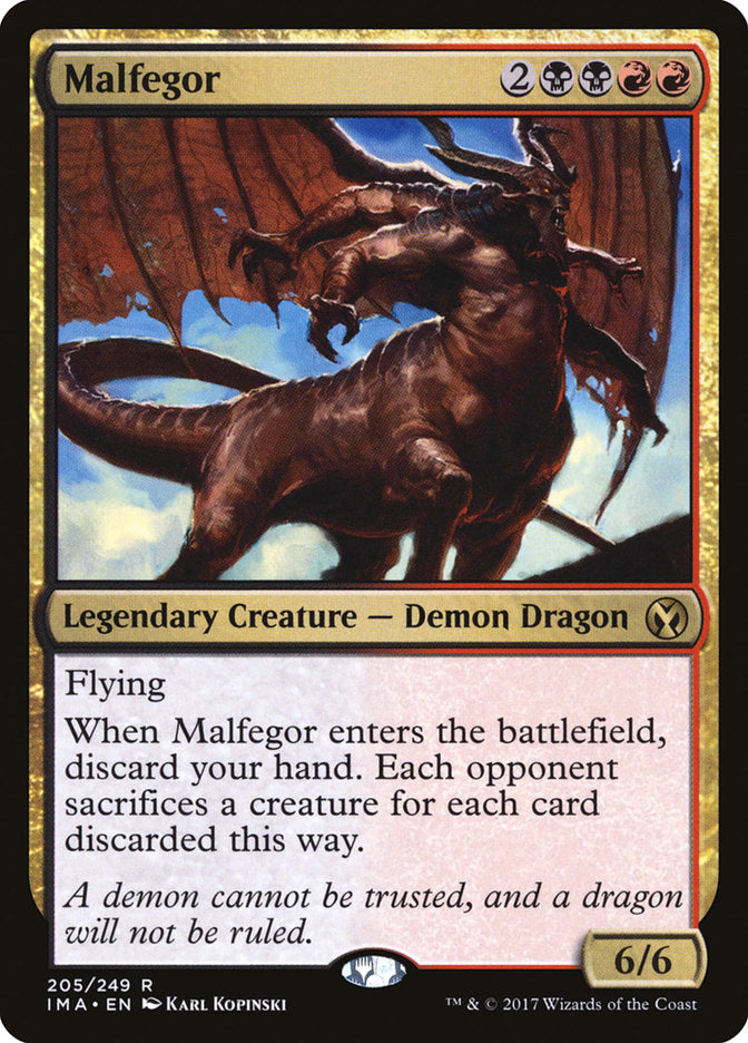 Malfegor [Iconic Masters] | Anubis Games and Hobby