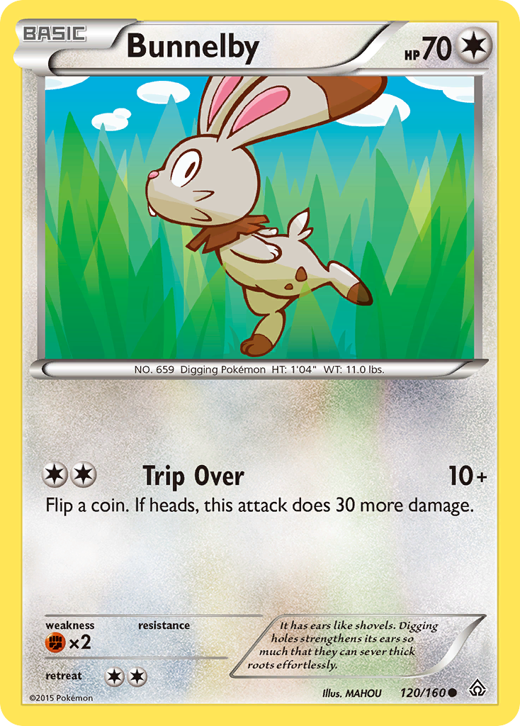 Bunnelby (120/160) [XY: Primal Clash] | Anubis Games and Hobby