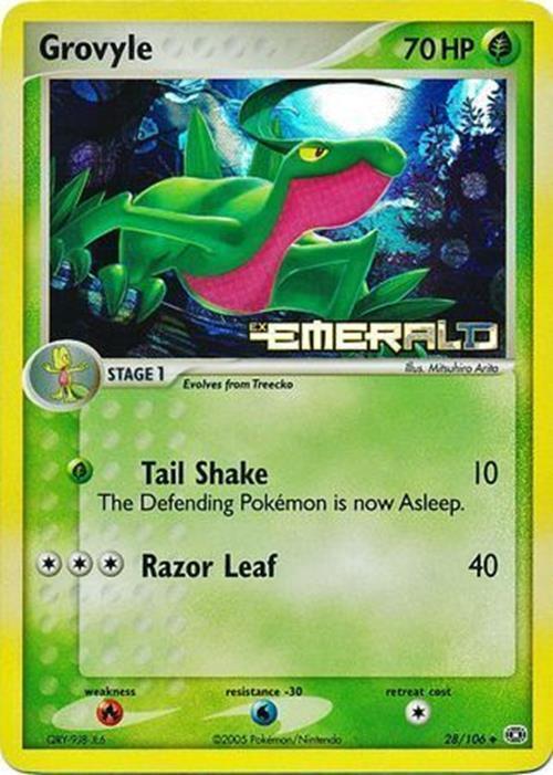 Grovyle (28/106) (Stamped) [EX: Emerald] | Anubis Games and Hobby