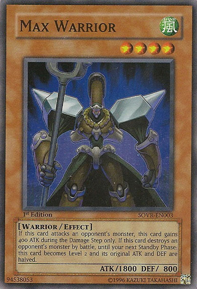 Max Warrior [SOVR-EN003] Super Rare | Anubis Games and Hobby