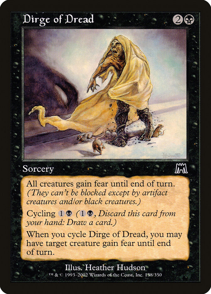 Dirge of Dread [Onslaught] | Anubis Games and Hobby