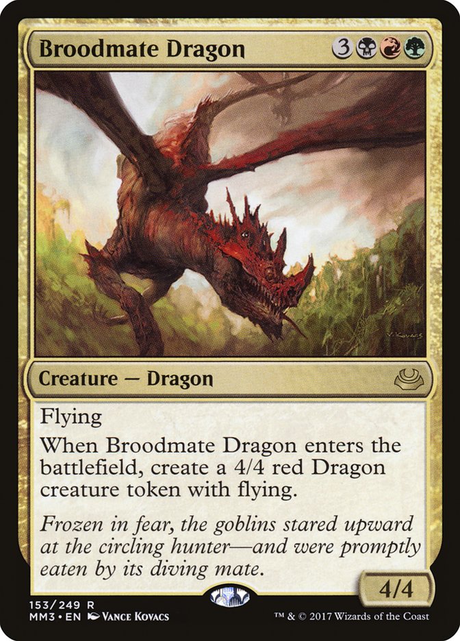 Broodmate Dragon [Modern Masters 2017] | Anubis Games and Hobby