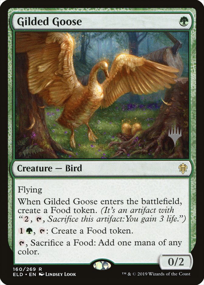 Gilded Goose (Promo Pack) [Throne of Eldraine Promos] | Anubis Games and Hobby