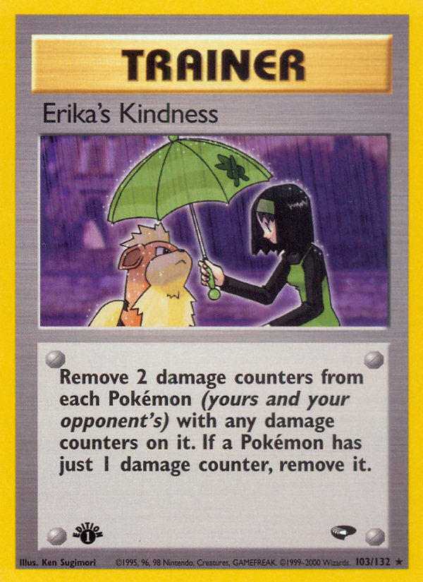 Erika's Kindness (103/132) [Gym Challenge 1st Edition] | Anubis Games and Hobby