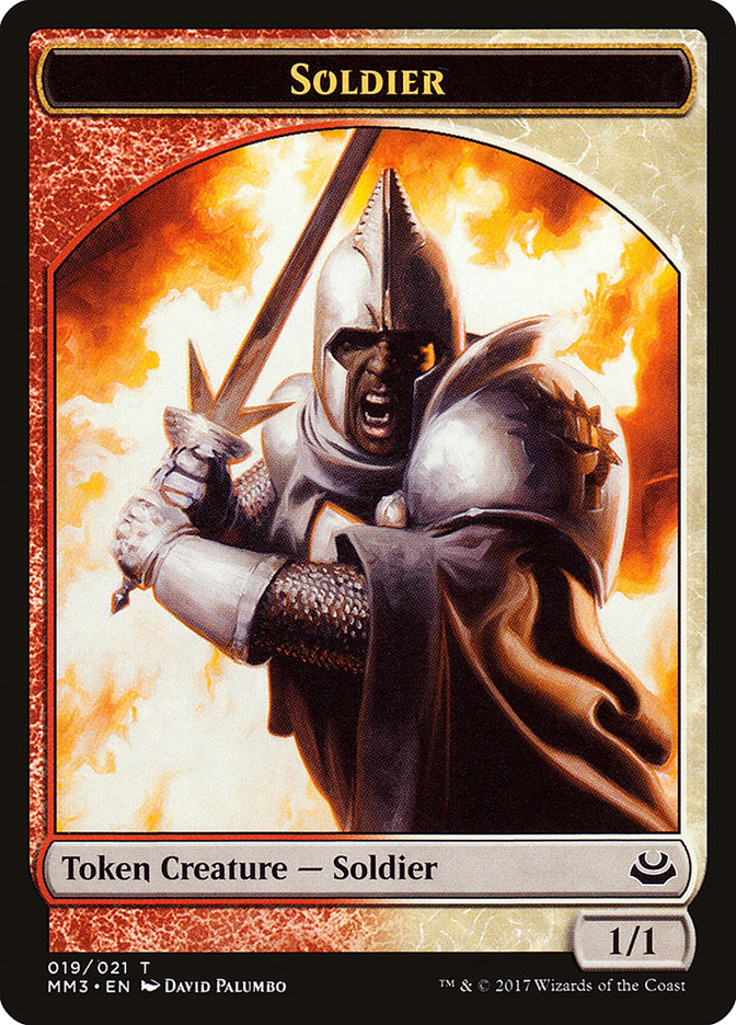 Soldier Token (019/021) [Modern Masters 2017 Tokens] | Anubis Games and Hobby
