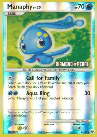 Manaphy (9/130) [Burger King Promos: 2008 Collection] | Anubis Games and Hobby