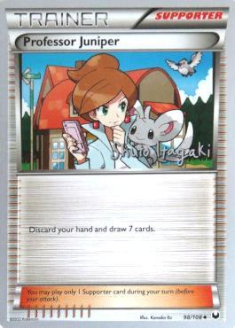 Professor Juniper (98/108) (Terraki-Mewtwo - Shuto Itagaki) [World Championships 2012] | Anubis Games and Hobby