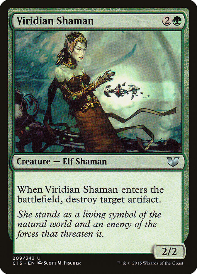 Viridian Shaman [Commander 2015] | Anubis Games and Hobby