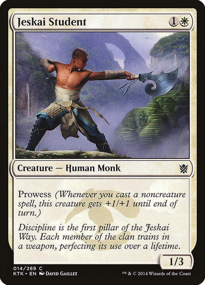 Jeskai Student [Khans of Tarkir] | Anubis Games and Hobby