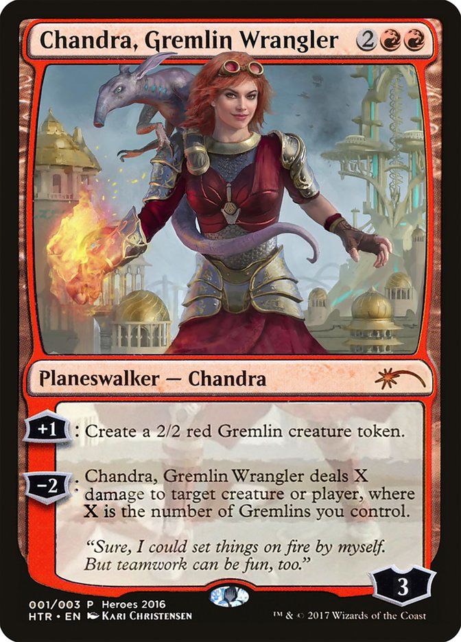 Chandra, Gremlin Wrangler [Heroes of the Realm] | Anubis Games and Hobby