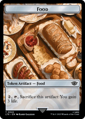 Spirit // Food (0022) Double-Sided Token (Surge Foil) [The Lord of the Rings: Tales of Middle-Earth Tokens] | Anubis Games and Hobby