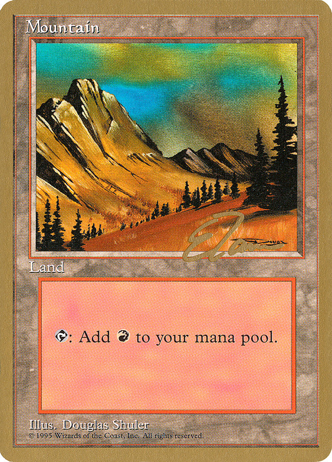 Mountain (et375) (Eric Tam) [Pro Tour Collector Set] | Anubis Games and Hobby