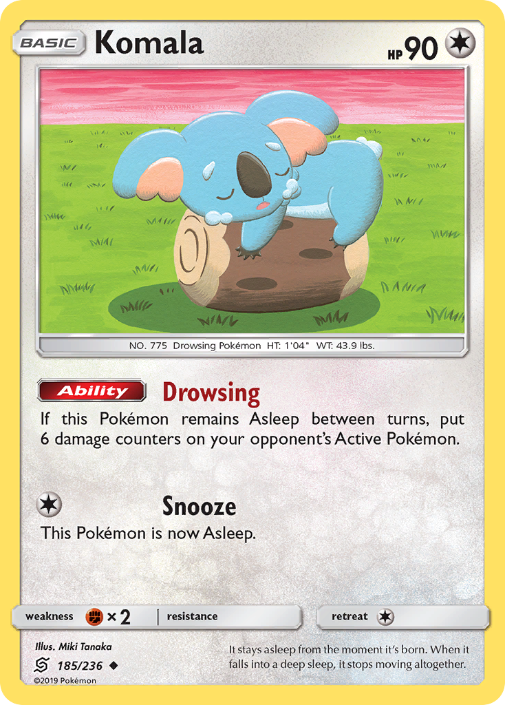 Komala (185/236) [Sun & Moon: Unified Minds] | Anubis Games and Hobby