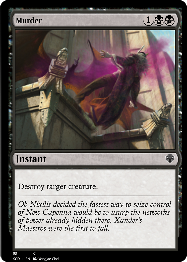 Murder [Starter Commander Decks] | Anubis Games and Hobby