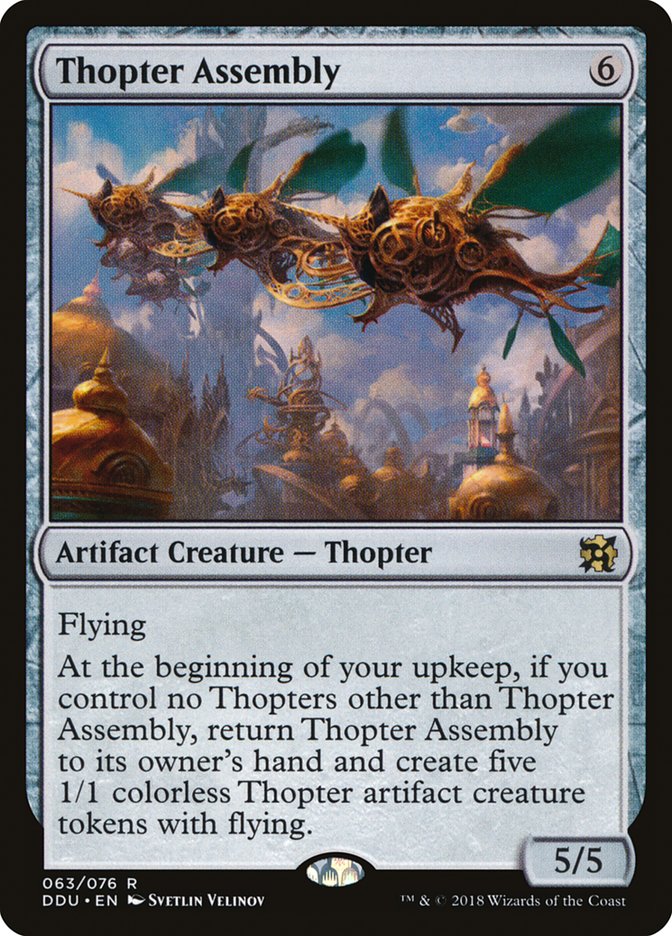 Thopter Assembly [Duel Decks: Elves vs. Inventors] | Anubis Games and Hobby
